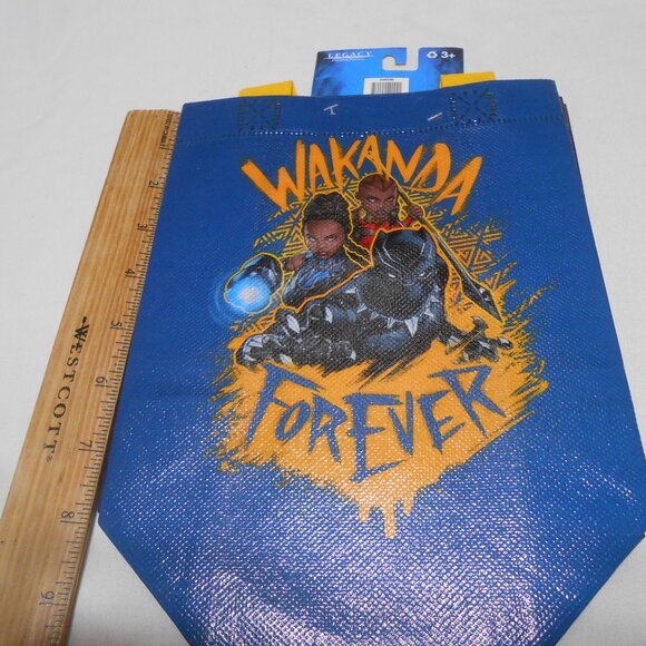 2 New Kids Marvel Avengers Small Tote Reusable Bags w/ handles Wakanda Forever - Picture 7 of 9